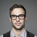 personal wears glasses